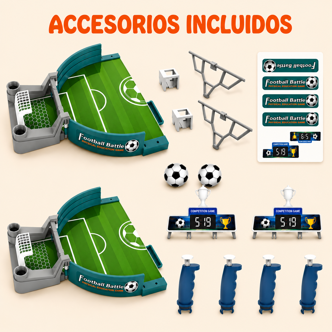 Mini Taca Taca Golazo™ | Convierte Cualquier Mesa en un Estadio
