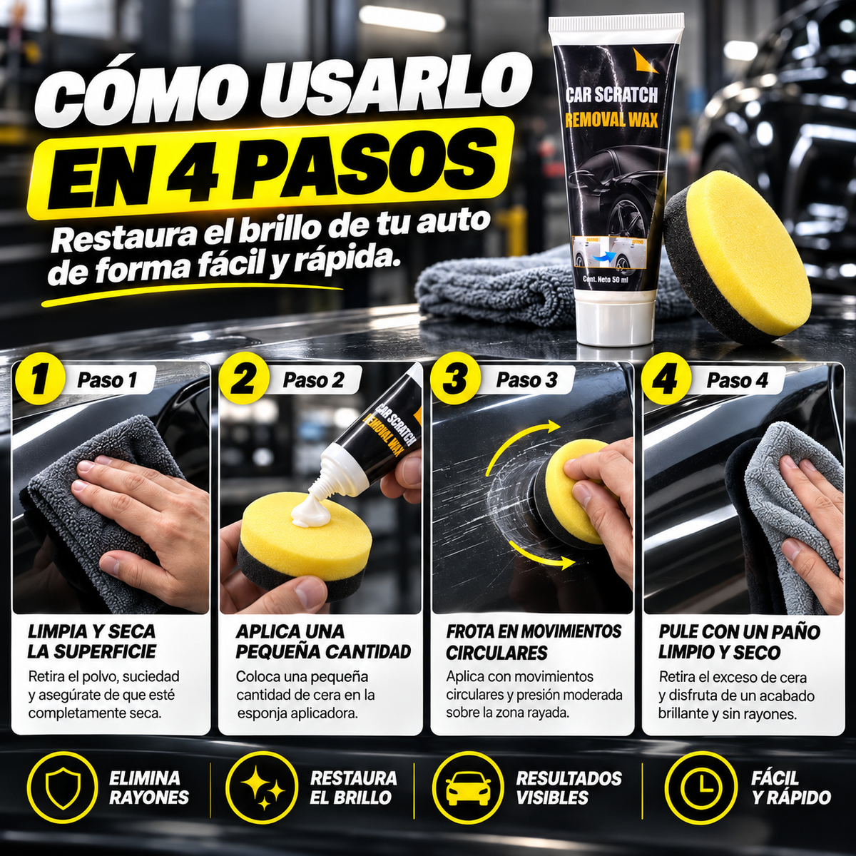 Car Scratch Wax™ – Adiós a los Rayones Visibles