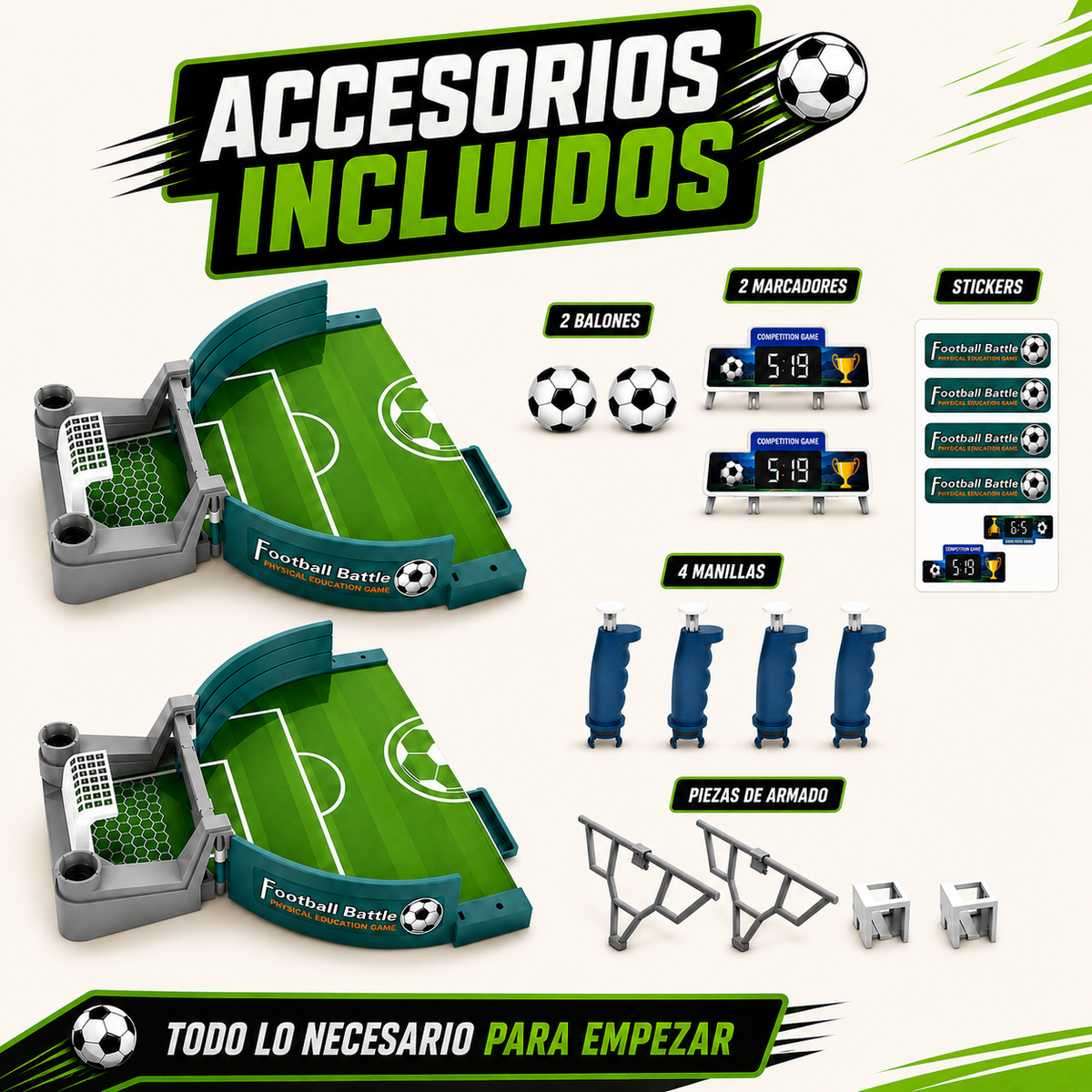 Mini Taca Taca Golazo™ | Convierte Cualquier Mesa en un Estadio