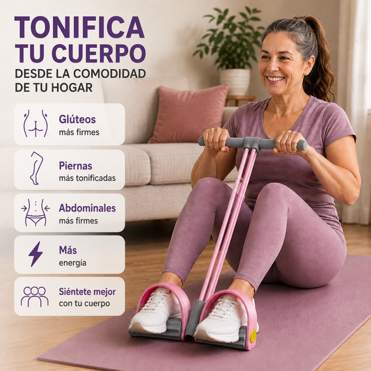 ActivaFit™ - Banda Elástica de Resistencia con Pedal