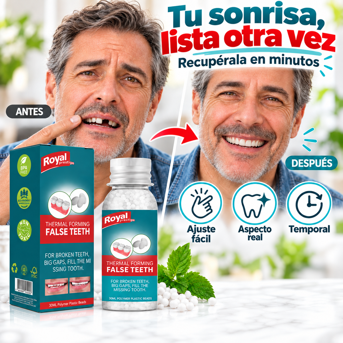 SmileFix™ 2x1 | Recupera tu Sonrisa en Minutos