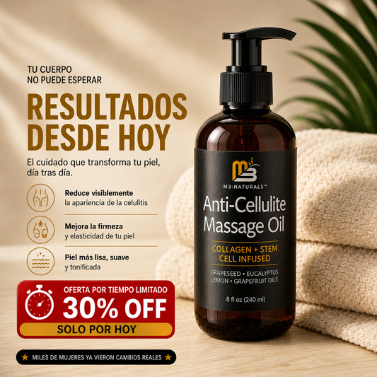 Aceite Anticelulitis Reafirmante - M3 Naturals™