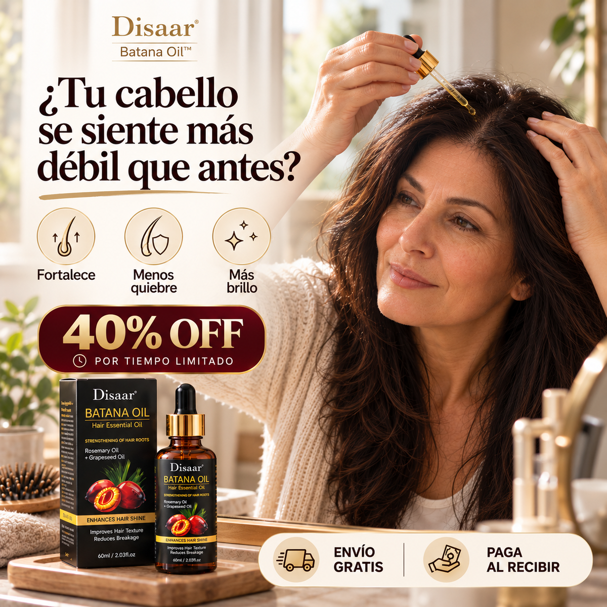 Disaar Batana Oil™ | Nutrición Desde la Raíz Hasta las Puntas