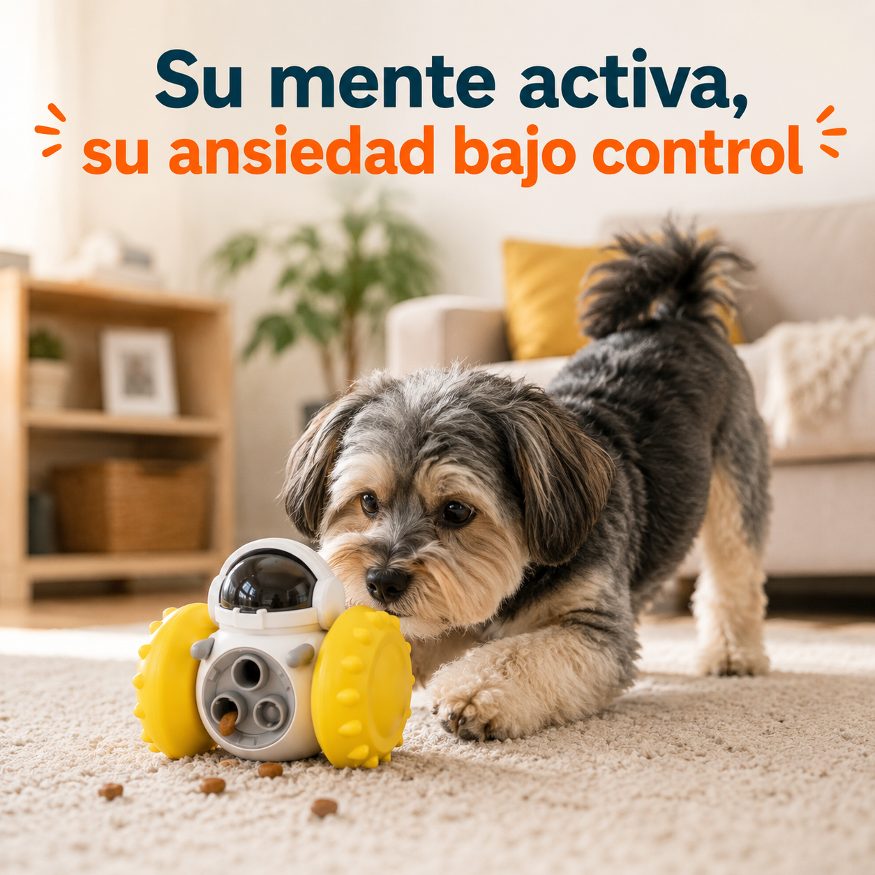 SnackBot™ - Juguete Dispensador de Premios para Mascotas