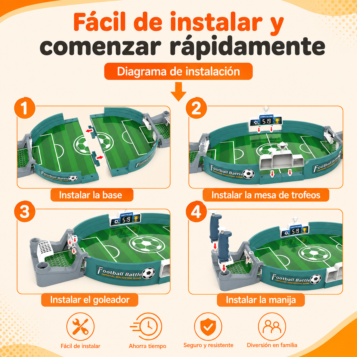Mini Taca Taca Golazo™ | Convierte Cualquier Mesa en un Estadio