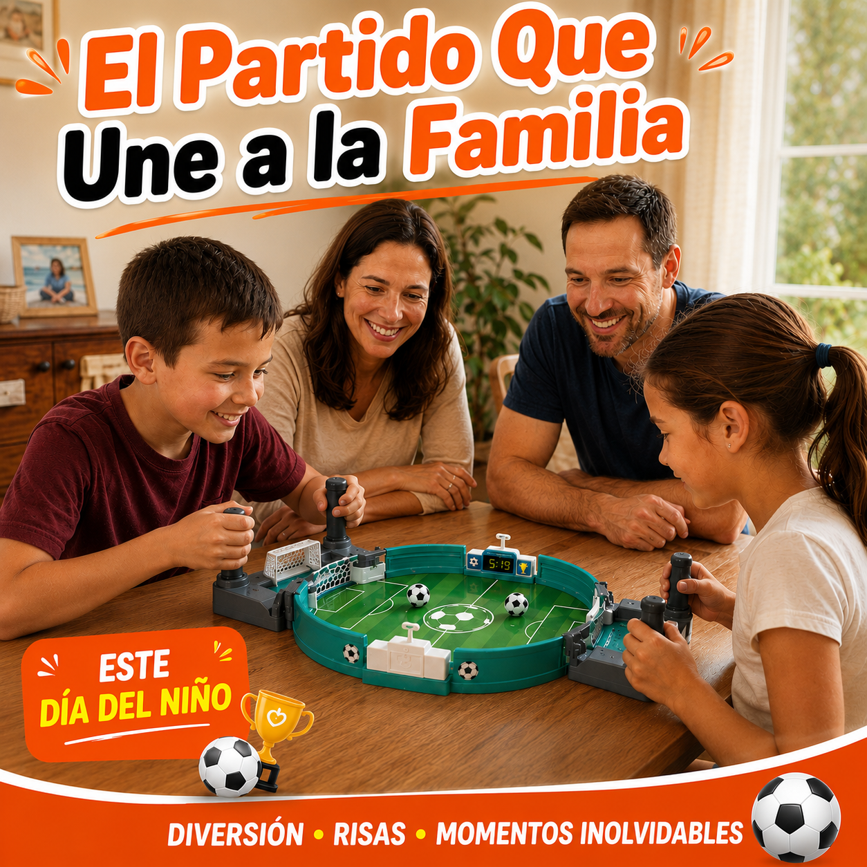 Mini Taca Taca Golazo™ | Convierte Cualquier Mesa en un Estadio