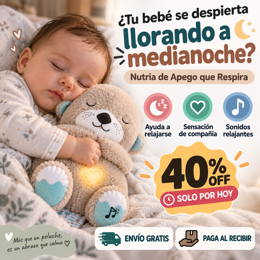 Nutria de Apego que Respira | Para que Tu Bebé Duerma Toda la Noche
