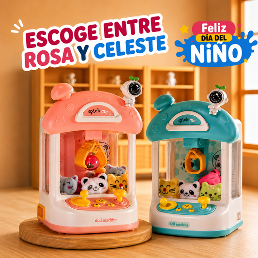 AtrapaPeluches™ - Mini Maquina de Entretención