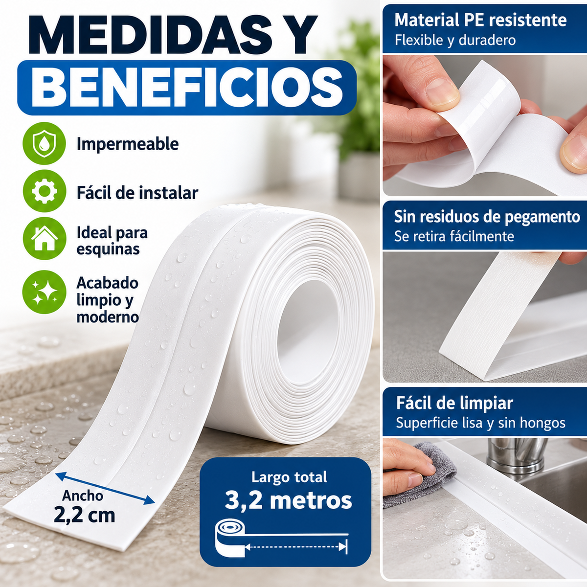 ImpermeFix™ | Cinta Selladora Impermeable