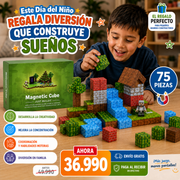 MAGNETIC BLOCK™ 75 PIEZAS | El Regalo Creativo para este Día del Niño