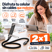 FlexCharge Pro™ | Carga Ultra Rápida Con Soporte Integrado