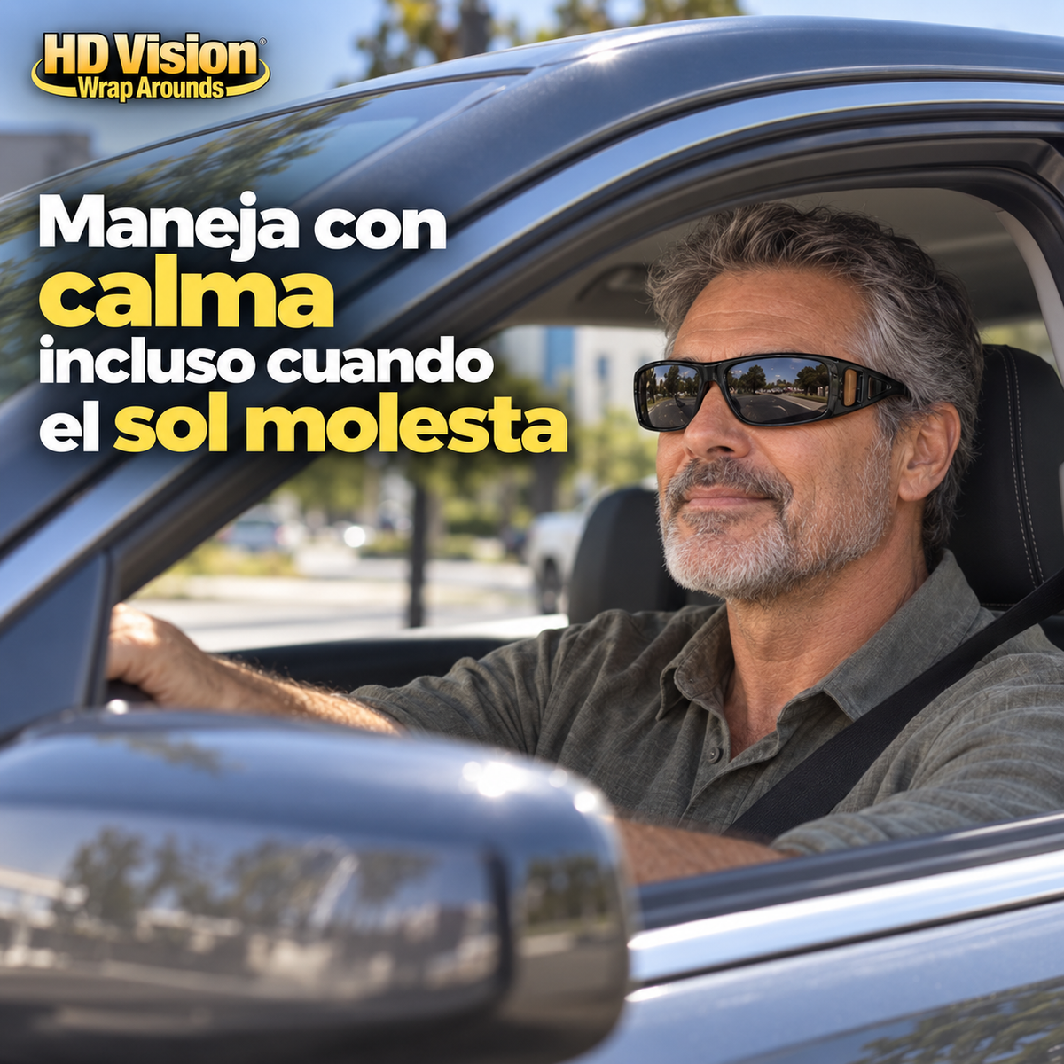 HD Vision™ 2x1 | Maneja de Noche y de Día Sin Encandilarte, Con Más Seguridad