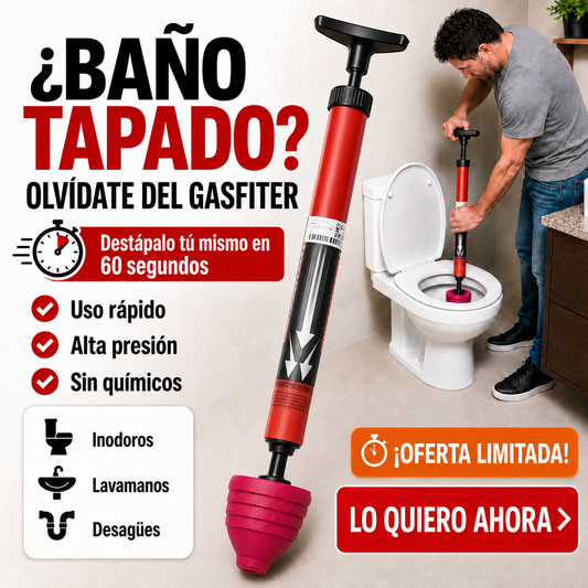 DestapaPro – Destapador de Alta Presión 120 PSI