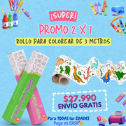 OFERTA ROLLO PARA COLOREAR DE 3 METROS🥳