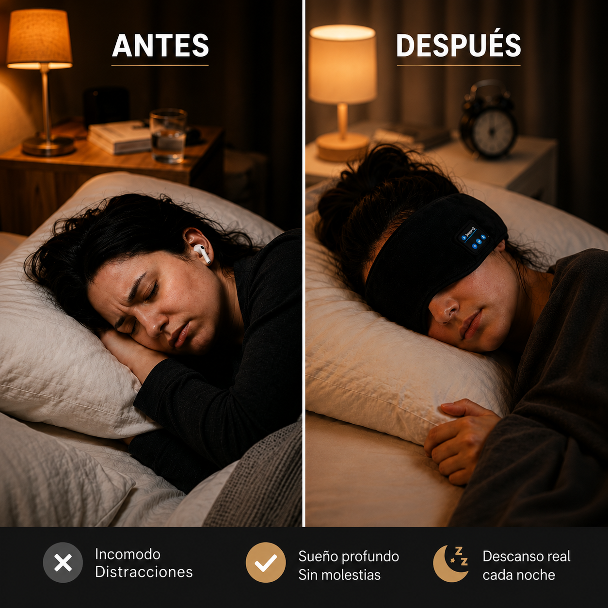 DreamBand™ | Antifaz Bluetooth para Dormir