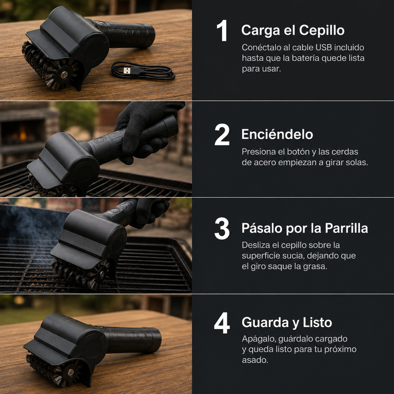 GrillClean™ | Deja tu Parrilla Lista para el 18