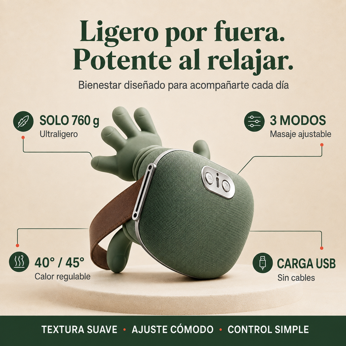 ZenTouch™ | Como manos reales, cuando tú quieras