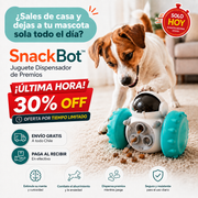SnackBot™ - Juguete Dispensador de Premios para Mascotas