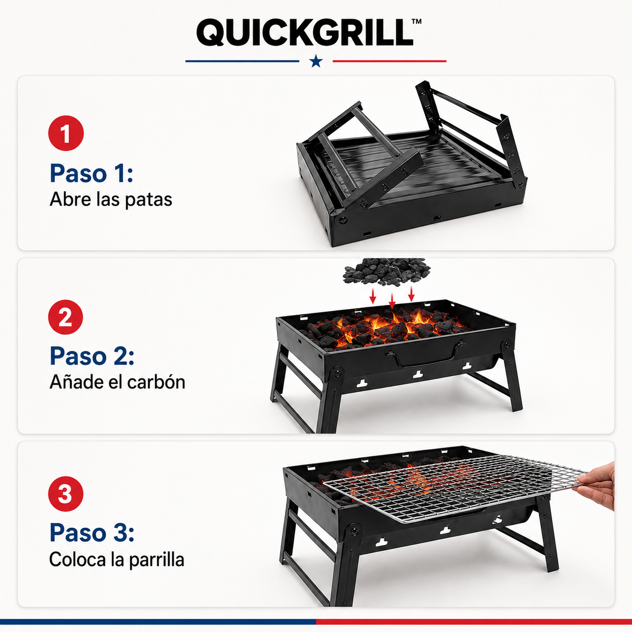 QuickGrill™ | Este 18, Lleva el Asado Contigo 🇨🇱