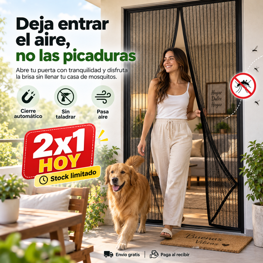 OFERTA 2X1 Malla Mosquitera Magnética | Deja Entrar el Aire, No los Mosquitos