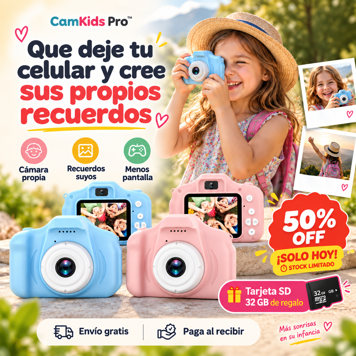 CamKids Pro™ | Que Capturen Sus Propias Aventuras, Sin Pedir tu Celular