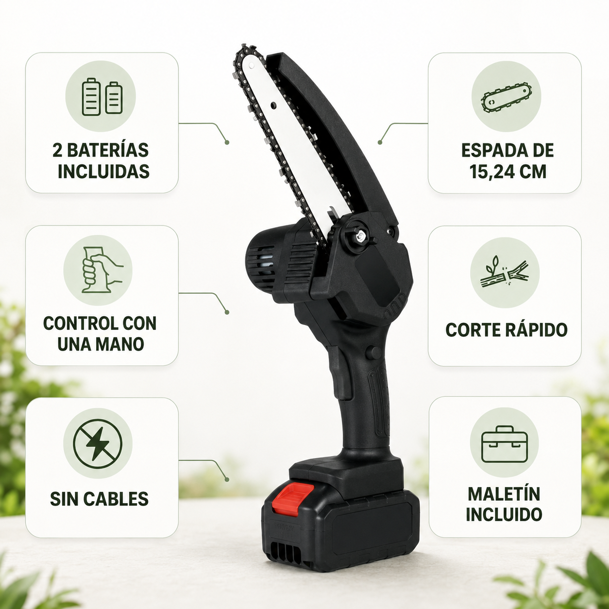 PodaMax™ | Corta ramas gruesas en segundos, sin esfuerzo
