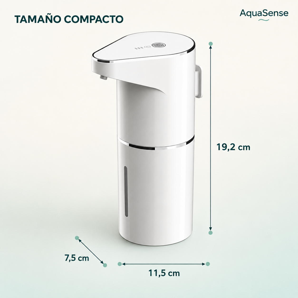 AquaSense™ | El dispensador que se activa solo, sin que tú lo toques