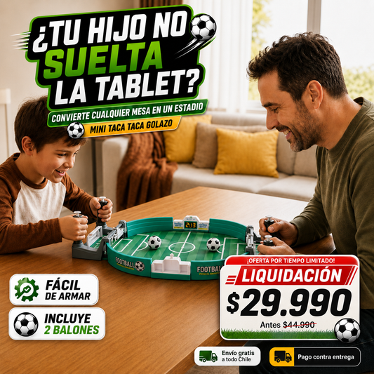Mini Taca Taca Golazo™ | Convierte Cualquier Mesa en un Estadio