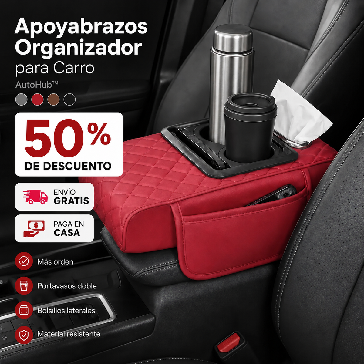 AutoHub™ - Todo en su lugar, sin buscar a ciegas