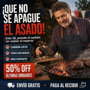 IgniMax™ | Que tu parrilla del 18 prenda a la primera, sin ahogarte en humo