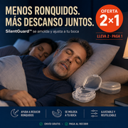 SilentGuard™ - Ayuda a dormir mejor, sin ronquidos ni molestias