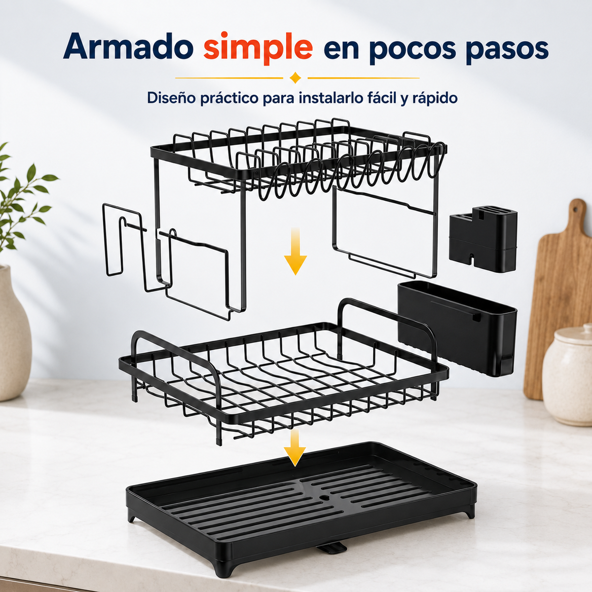 DryMax™ | Mesón seco, cocina ordenada, todo en su lugar