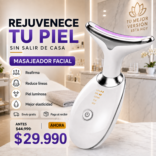 LumiLift Pro™ | Masajeador Facial LED