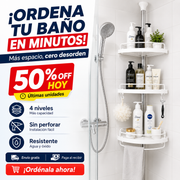 DuchaSmart™ | Organiza tu ducha sin perforar la pared