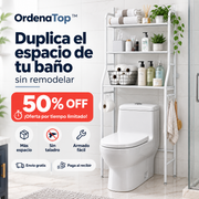 OrdenaTop™ | Duplica el espacio de tu baño sin remodelar