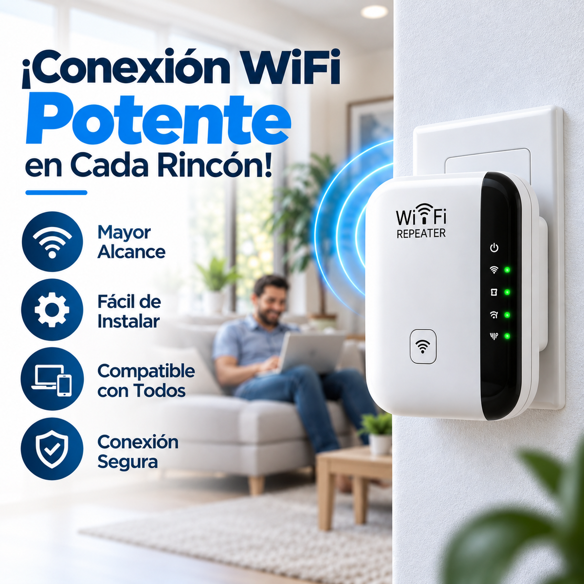 WifiFull™ | Wifi en toda tu casa, sin excusas