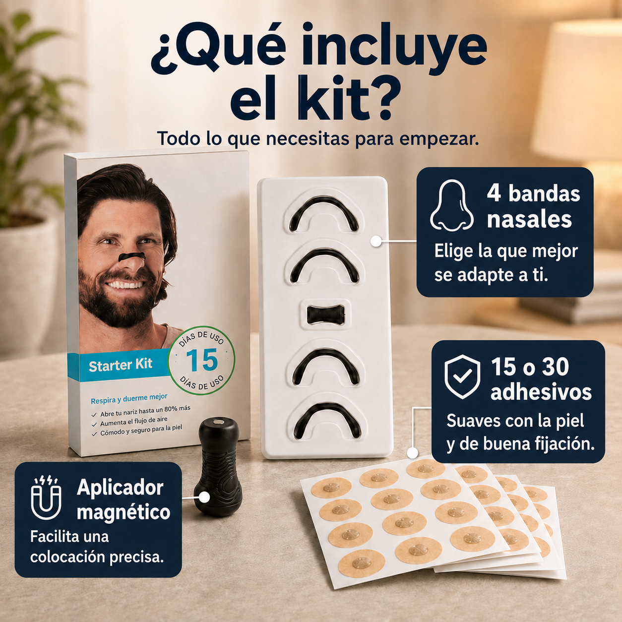 Tiras Nasales Magnéticas | Pack 2x1