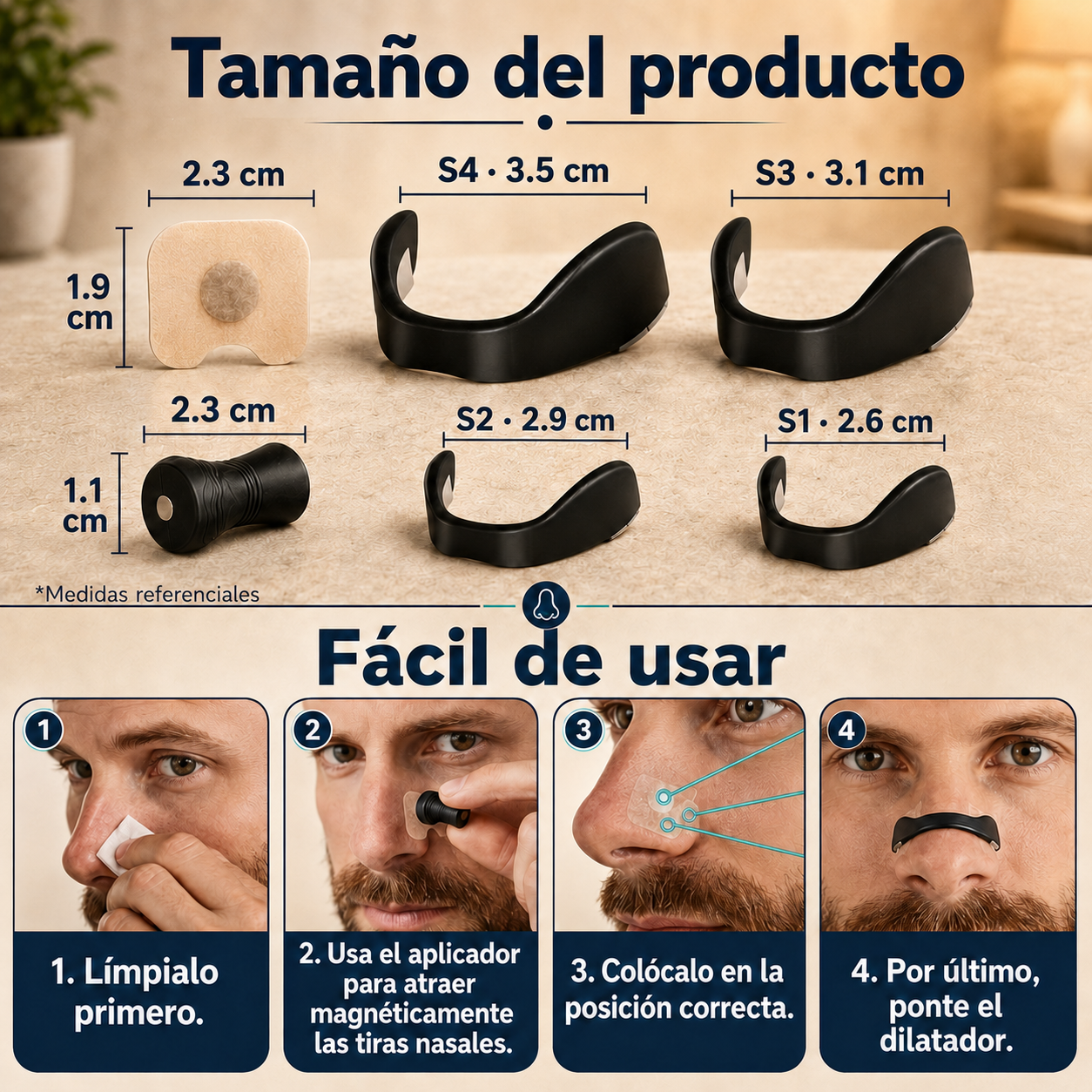 Tiras Nasales Magnéticas | Pack 2x1