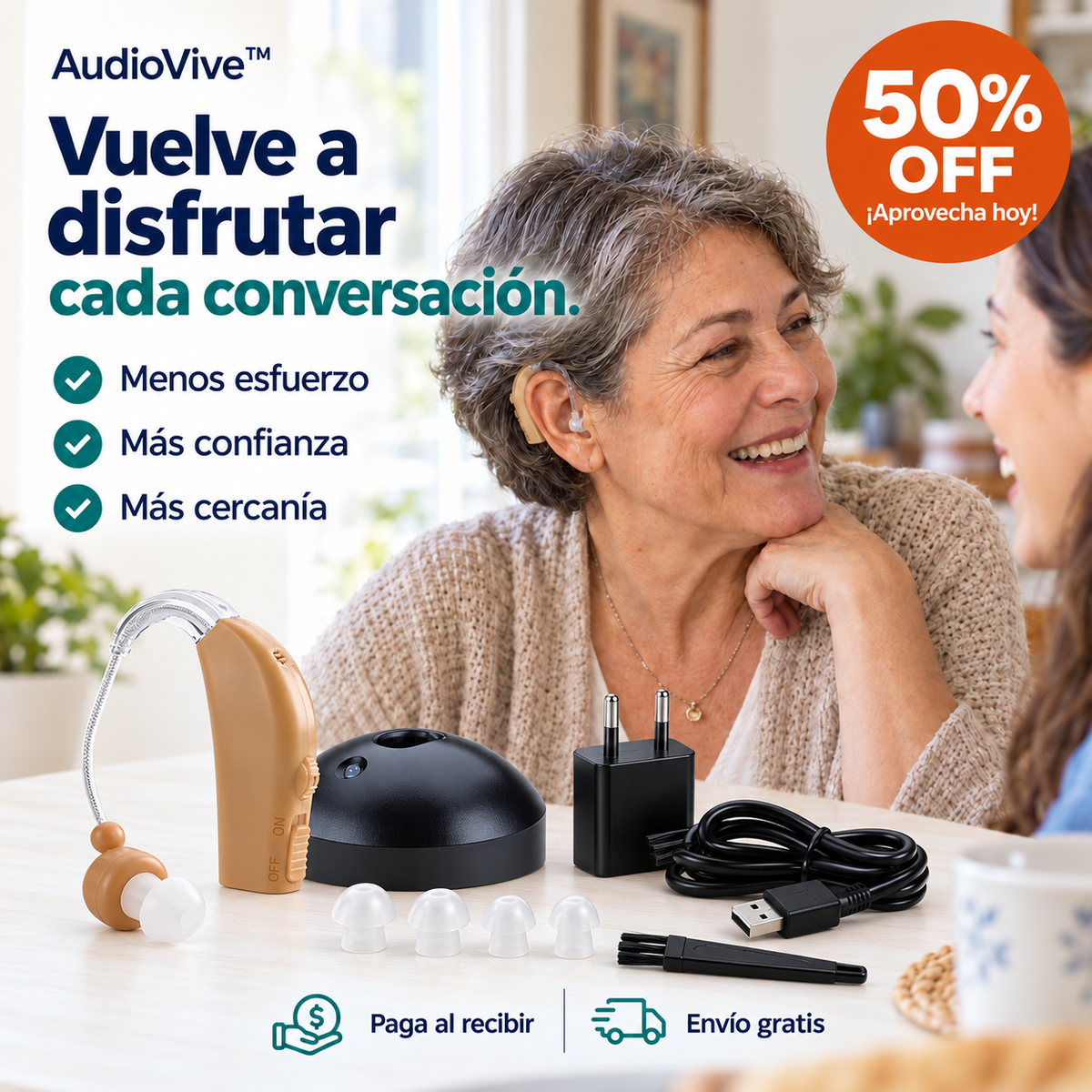 AudioVive™ | Escucha mejor. Vive mejor.