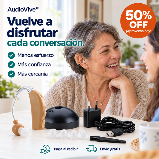 AudioVive™ | Escucha mejor. Vive mejor.