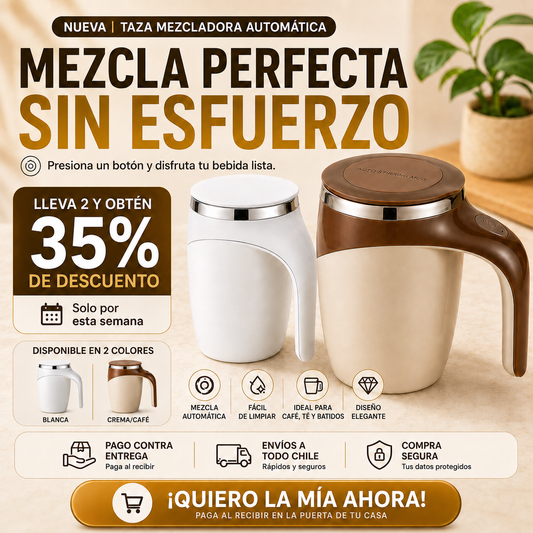 Taza Mezcladora Automática — Mix&Go