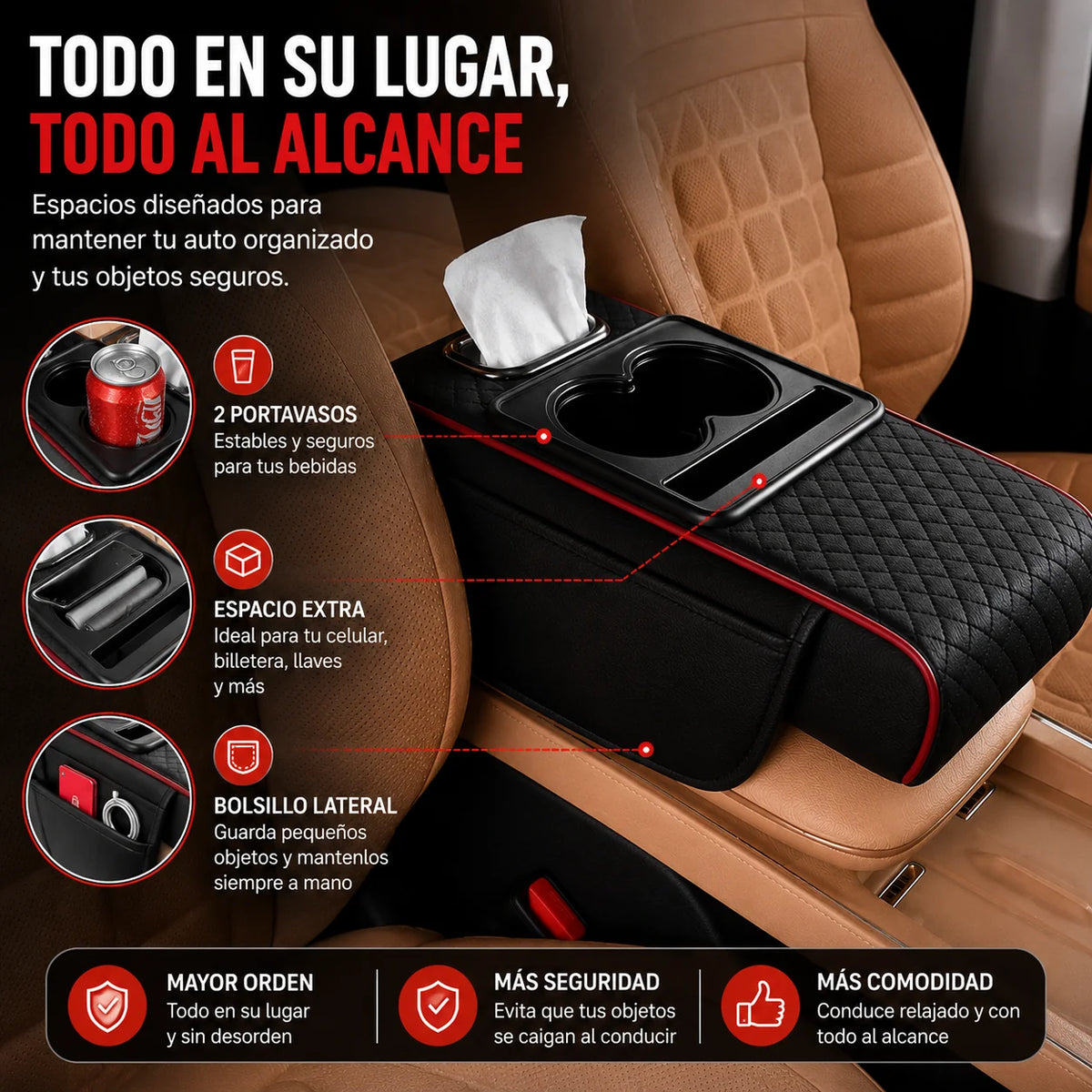 AutoHub™ - Todo en su lugar, sin buscar a ciegas