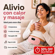 Cinturón Térmico para Cólicos Menstruales con Masaje