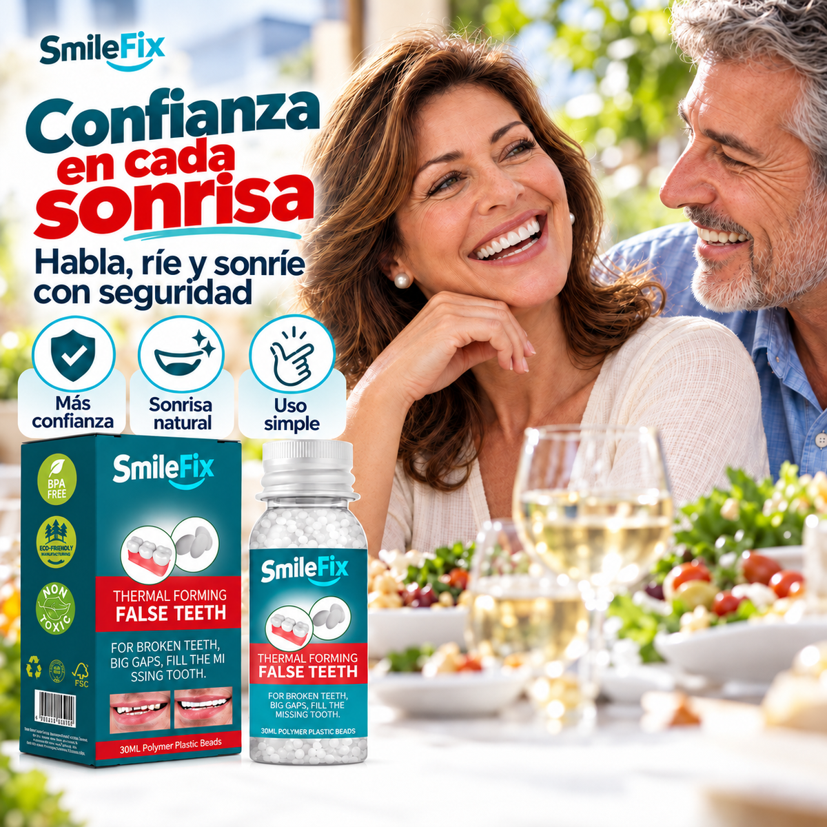 SmileFix™ 2x1 | Recupera tu Sonrisa en Minutos