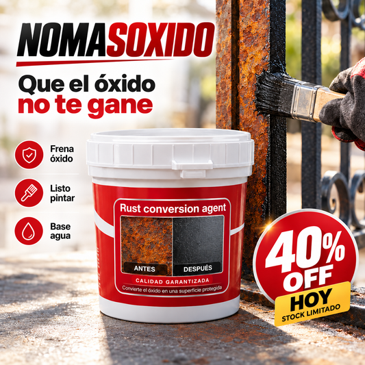 NoMásÓxido™ - Pasas La Brocha Y El Óxido Desaparece