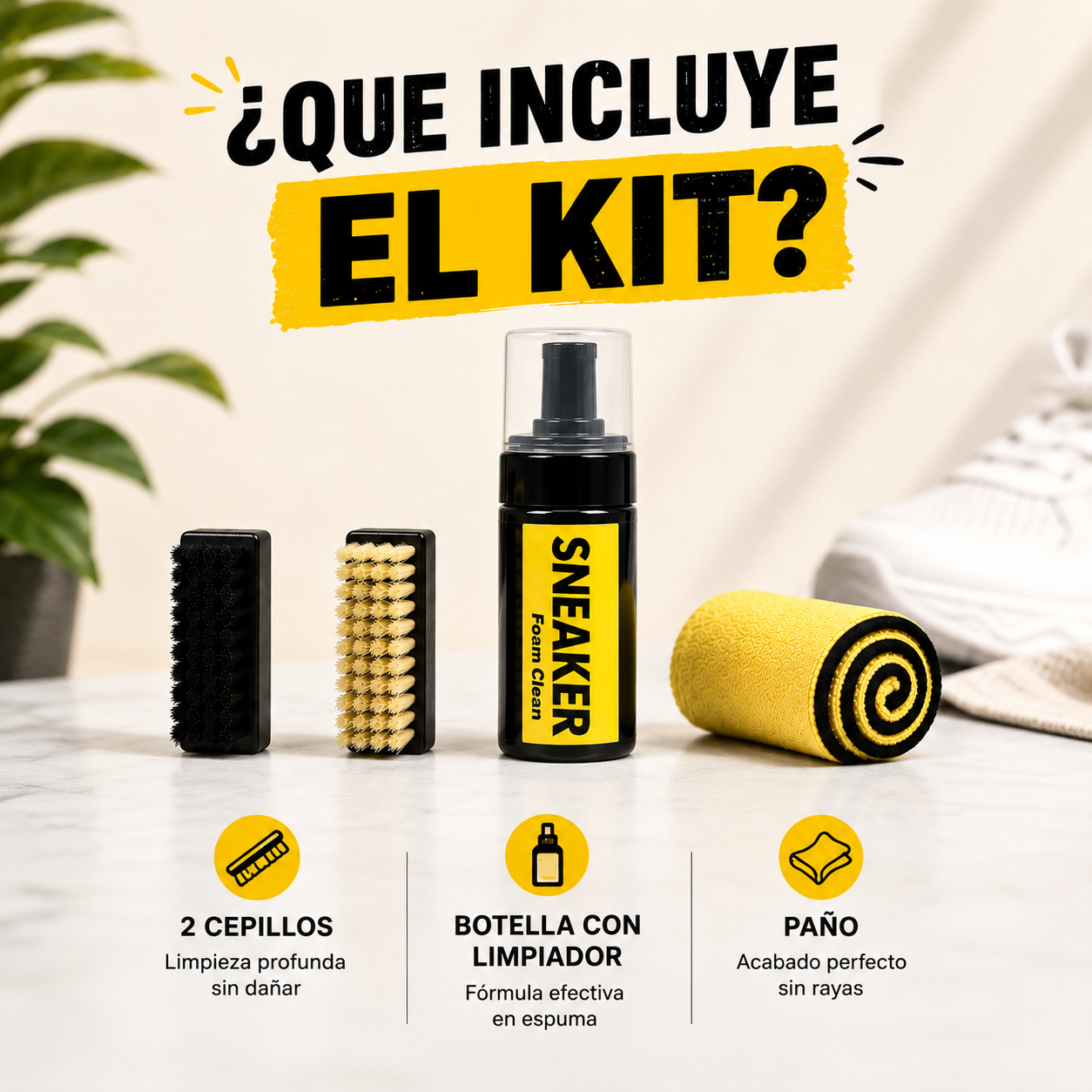 Sneaker Cleaning™ - Kit de Limpieza Profunda de Zapatos