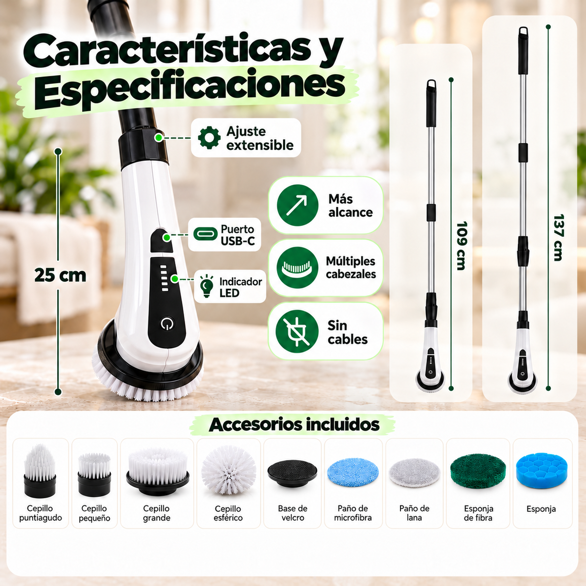 SpinClean Pro™ — Limpia Tu Casa Sin Agacharte Ni Esforzarte