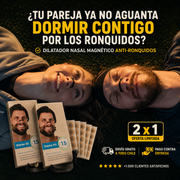 Tiras Nasales Magnéticas | Pack 2x1