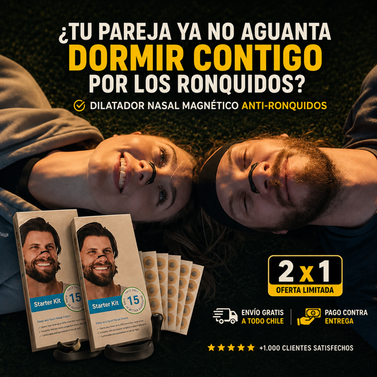Tiras Nasales Magnéticas | Pack 2x1