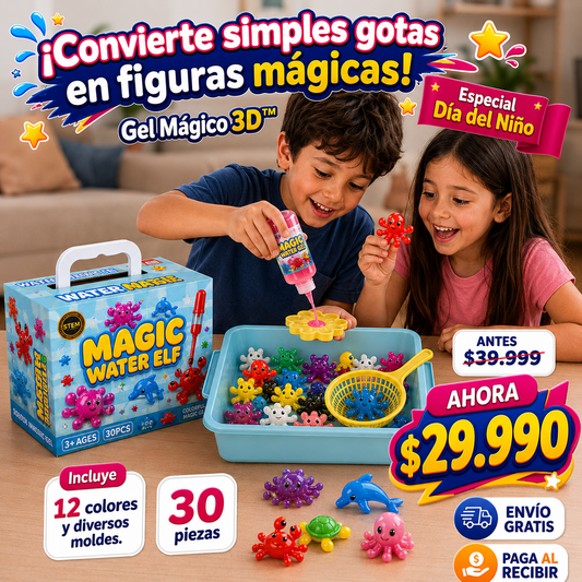 Gel Mágico 3D™ | El Regalo Creativo del Día del Niño